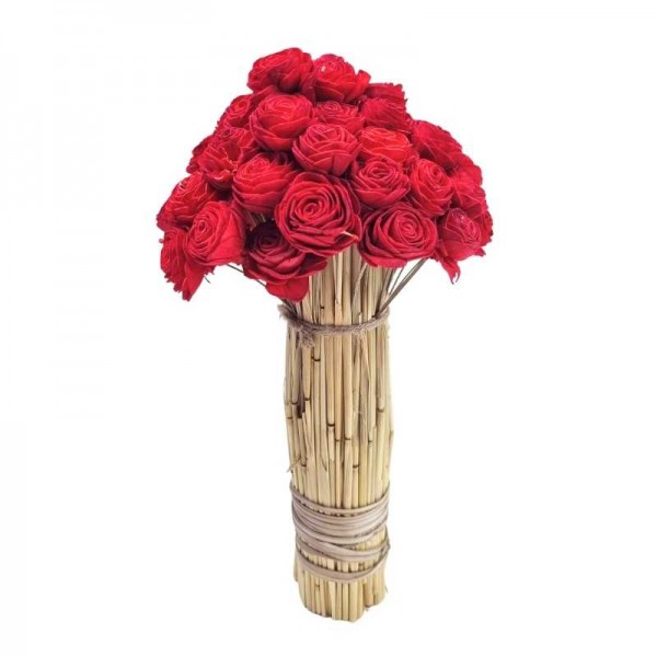 Šopek Beauty Rose x40 - 30 cm barvni